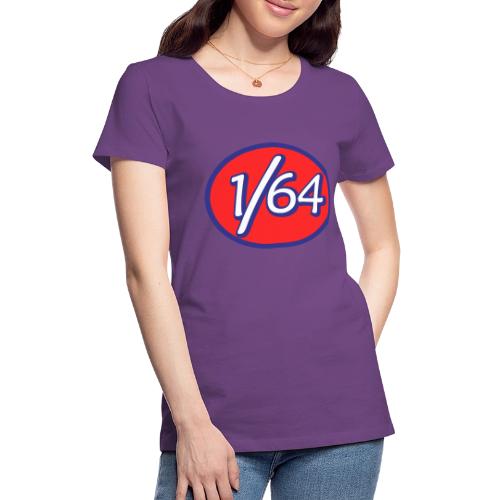 One Sixty Four -- vintage auto inspired oval - Women's Premium T-Shirt