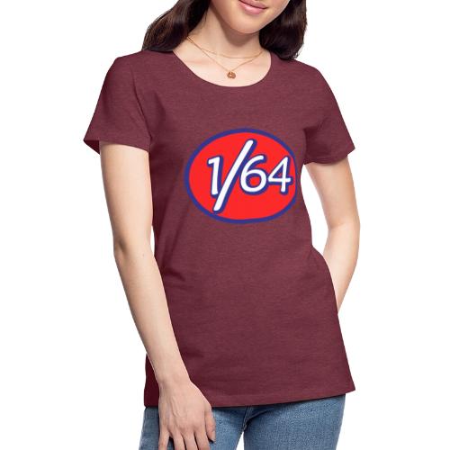One Sixty Four -- vintage auto inspired oval - Women's Premium T-Shirt