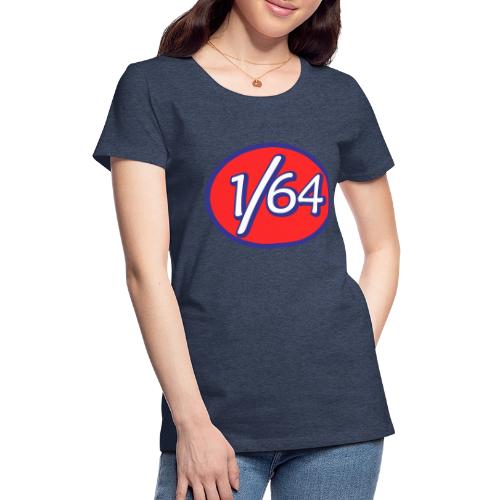 One Sixty Four -- vintage auto inspired oval - Women's Premium T-Shirt
