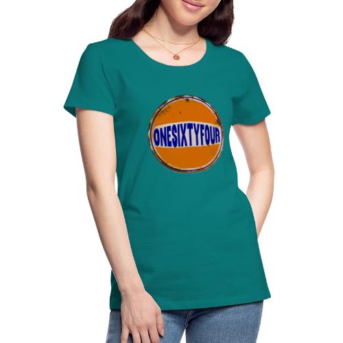 One Sixty Four --vintage auto inspired orange - Women's Premium T-Shirt