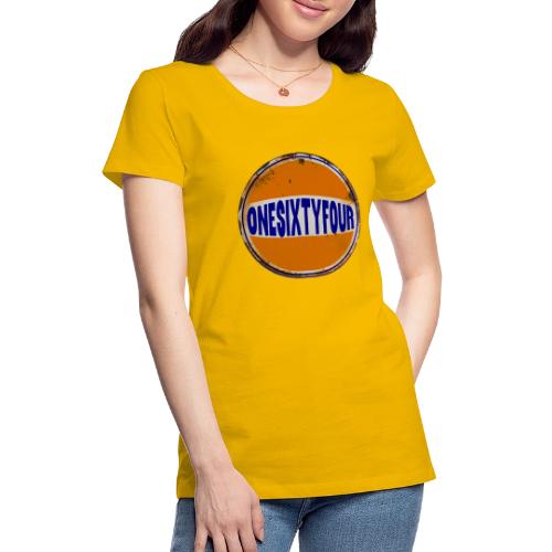 One Sixty Four --vintage auto inspired orange - Women's Premium T-Shirt
