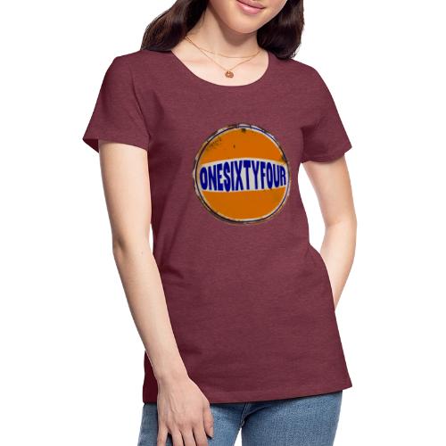 One Sixty Four --vintage auto inspired orange - Women's Premium T-Shirt
