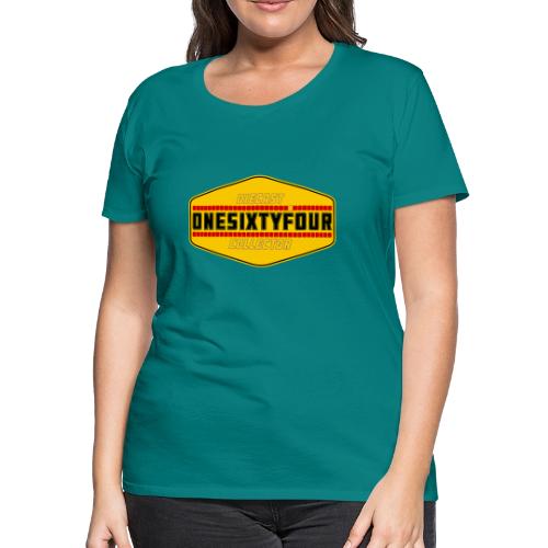 One Sixty Four -- vintage auto inspired yellow - Women's Premium T-Shirt