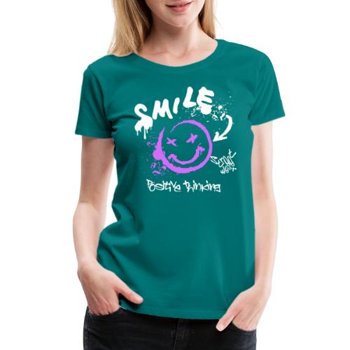 smile positive fun vibe - Women's Premium T-Shirt