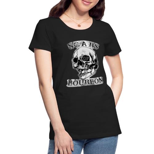 Scars Skull - Women's Premium T-Shirt