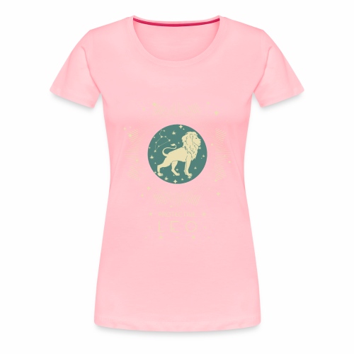 Zodiac sign Leo constellation birthday July August - Women's Premium T-Shirt