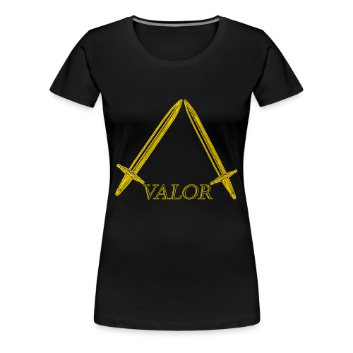 Valor Golden Graphic - Women's Premium T-Shirt