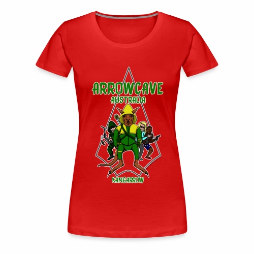 Arrow Cave Logo - Light - Women's Premium T-Shirt