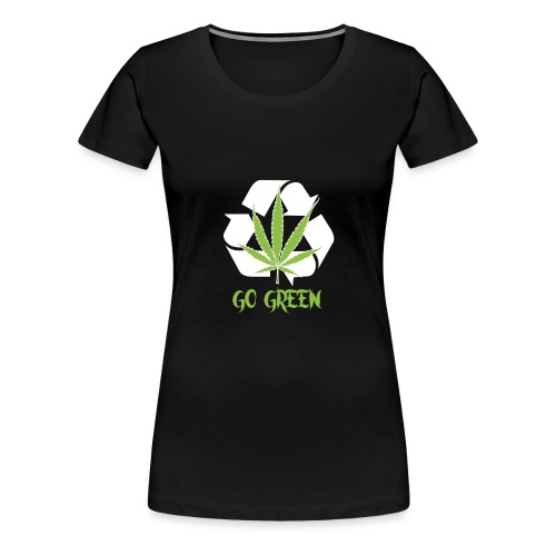 Go Green - Women's Premium T-Shirt