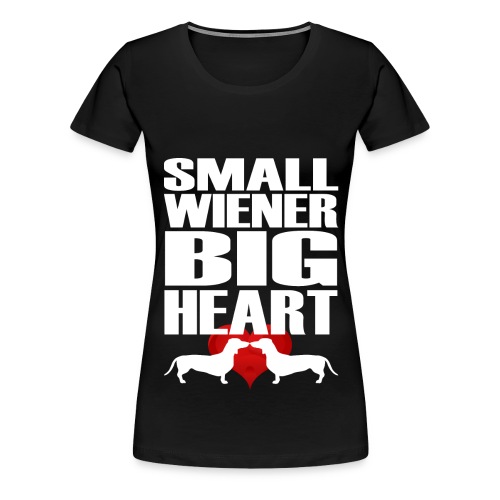Small wiener (white edit) - Women's Premium T-Shirt