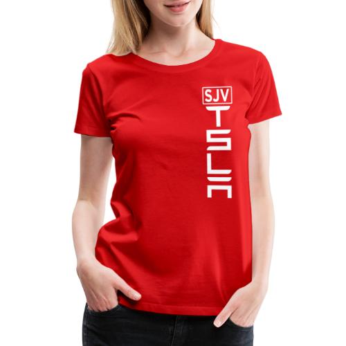SJV Vertical WHT - Women's Premium T-Shirt