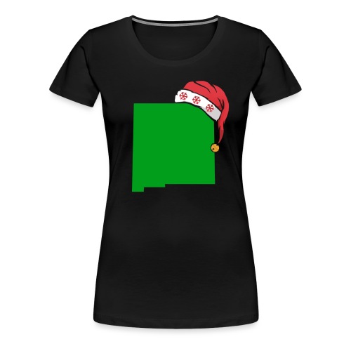 New Mexico Christmas Cute Christmas Gift Green US State - Women's Premium T-Shirt
