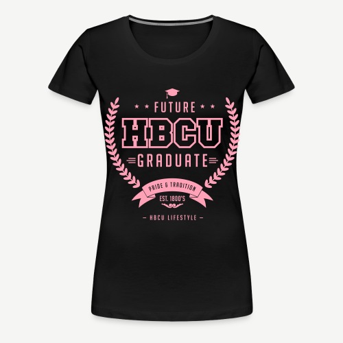 Future HBCU Graduate - Men's Ivory and Navy T-shir - Women's Premium T-Shirt