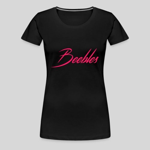 Pink Beebles Logo - Women's Premium T-Shirt
