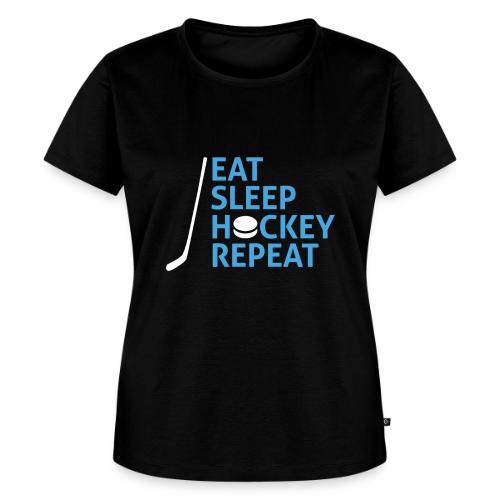 Eat Sleep Hockey Repeat Ice hockey - Women's Premium T-Shirt