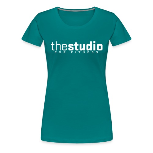 White studio words - Women's Premium T-Shirt
