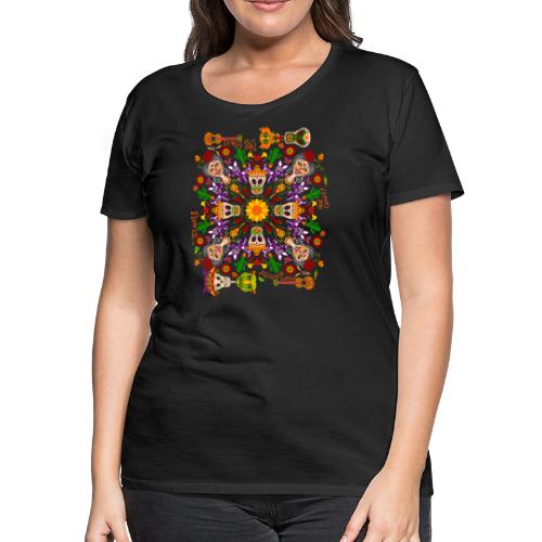 Celebrate the Day of the Dead big in Mexican style - Women's Premium T-Shirt