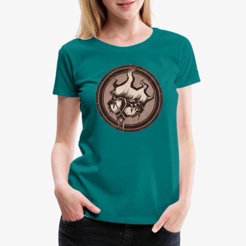 Wild Beaver Grunge Animal - Women's Premium T-Shirt