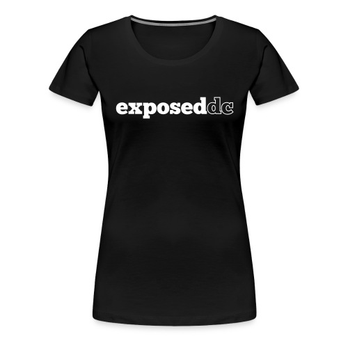 Exposed Logo White Reg - Women's Premium T-Shirt