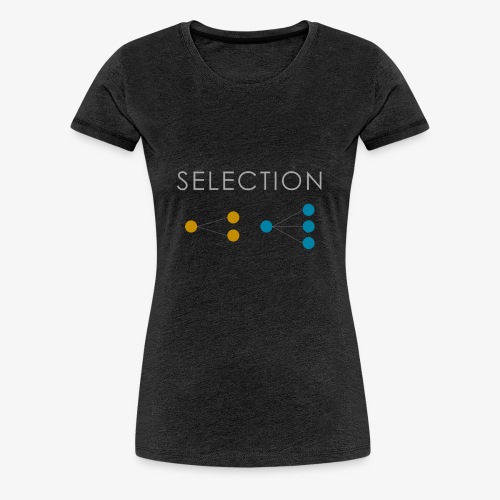 Minimalist design: selection (dark background) - Women's Premium T-Shirt