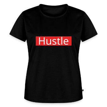 Hustle - Women's Premium T-Shirt - black - Front - Selfina (174cm)