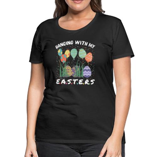Hanging With My Easters Gnomies Funny Pajama - Women's Premium T-Shirt