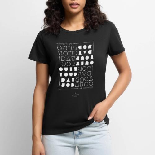 Quit upside white - Women's Premium T-Shirt