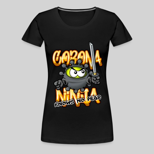 Corona Ninja - Women's Premium T-Shirt