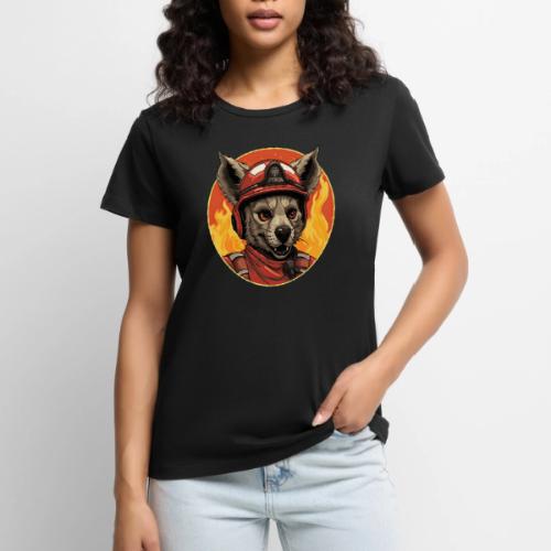 Firefighter hyena - Women's Premium T-Shirt