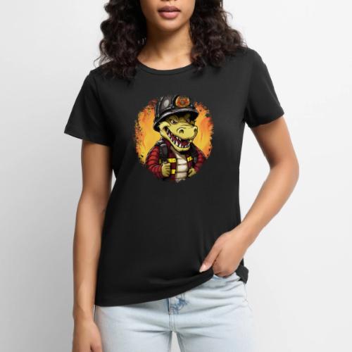 Fireman crocodile - Women's Premium T-Shirt