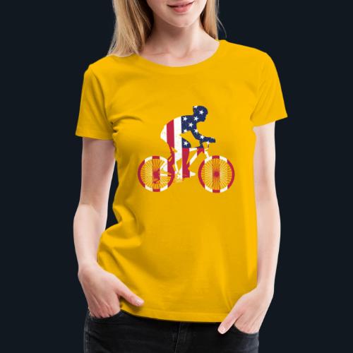 American Cyclist - Women's Premium T-Shirt