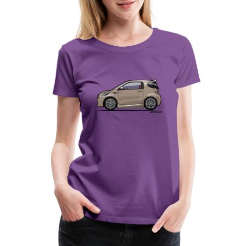 AM Cygnet Blonde Metallic Micro Car - Women's Premium T-Shirt