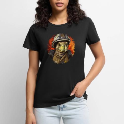 Firefighter turtle - Women's Premium T-Shirt