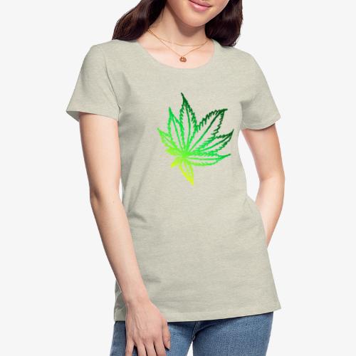 green leaf - Women's Premium T-Shirt