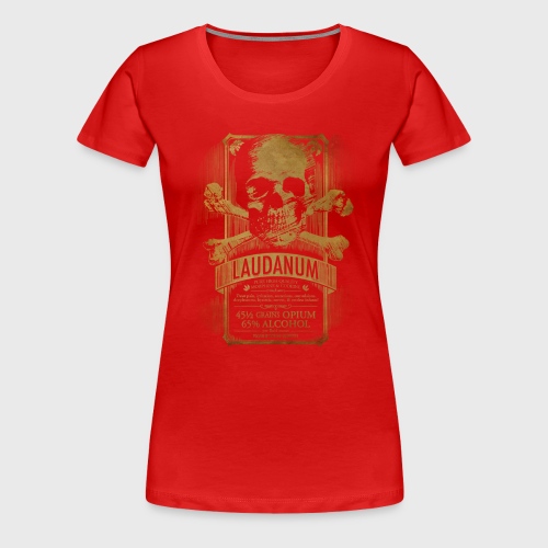 Laudanum Goth Steampunk Medical Doctor - Women's Premium T-Shirt
