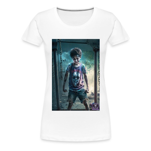 Zombie Kid Playground B11: Zombies Everyday Life - Women's Premium T-Shirt