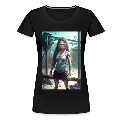 Zombie Kid Playground G06: Zombies Everyday Life - Women's Premium T-Shirt