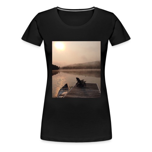 Paint Lake Dock - Women's Premium T-Shirt