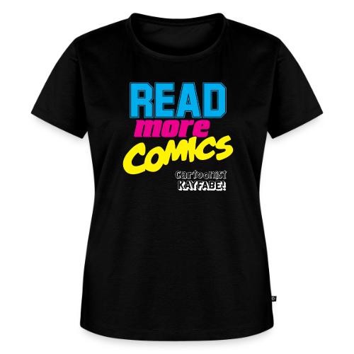 Read More Comics (Dark Shirt design) - Women's Premium T-Shirt