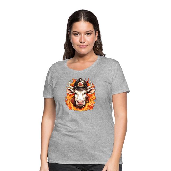 Firefighter cow