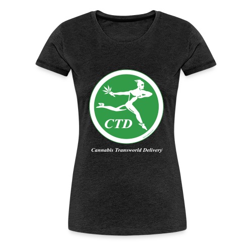 Cannabis Transworld Delivery - Green-White - Women's Premium T-Shirt
