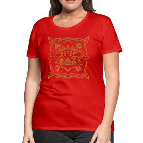 Revelation Lamb Orange - Women's Premium T-Shirt