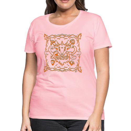 Revelation Lamb Orange - Women's Premium T-Shirt