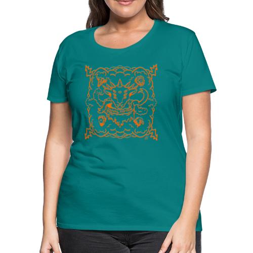 Revelation Lamb Orange - Women's Premium T-Shirt