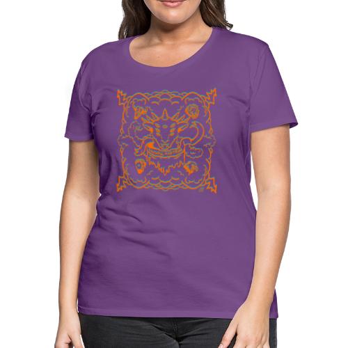 Revelation Lamb Orange - Women's Premium T-Shirt