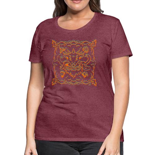 Revelation Lamb Orange - Women's Premium T-Shirt