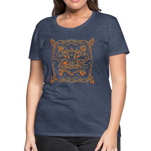 Revelation Lamb Orange - Women's Premium T-Shirt