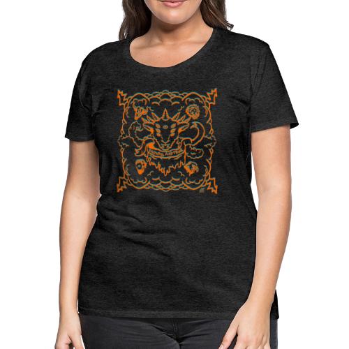 Revelation Lamb Orange - Women's Premium T-Shirt