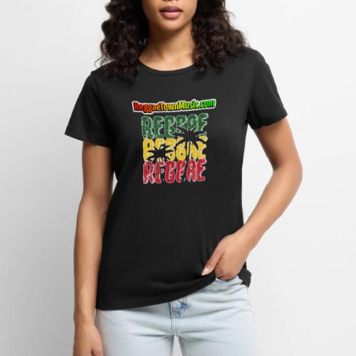 Rasta style reggae music design with classic roots - Women's Premium T-Shirt