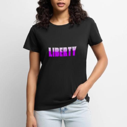 Liberty Typography Graphic Design - Women's Premium T-Shirt